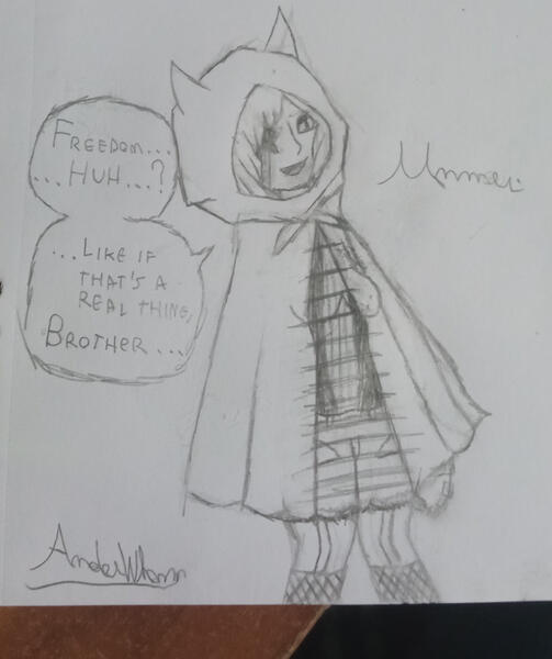 UNMEI (oc)'s first ever drawing and concept