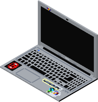 My first ever LAPTOP that i used since i was small, now resting... o7