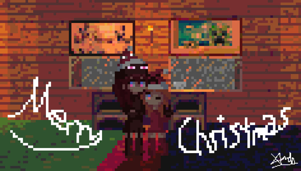 ANDR & CUPA pixel art