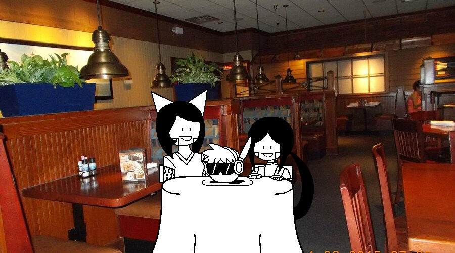 DINNER AT RED LOBSTER - by PSYCHOMUFFIN